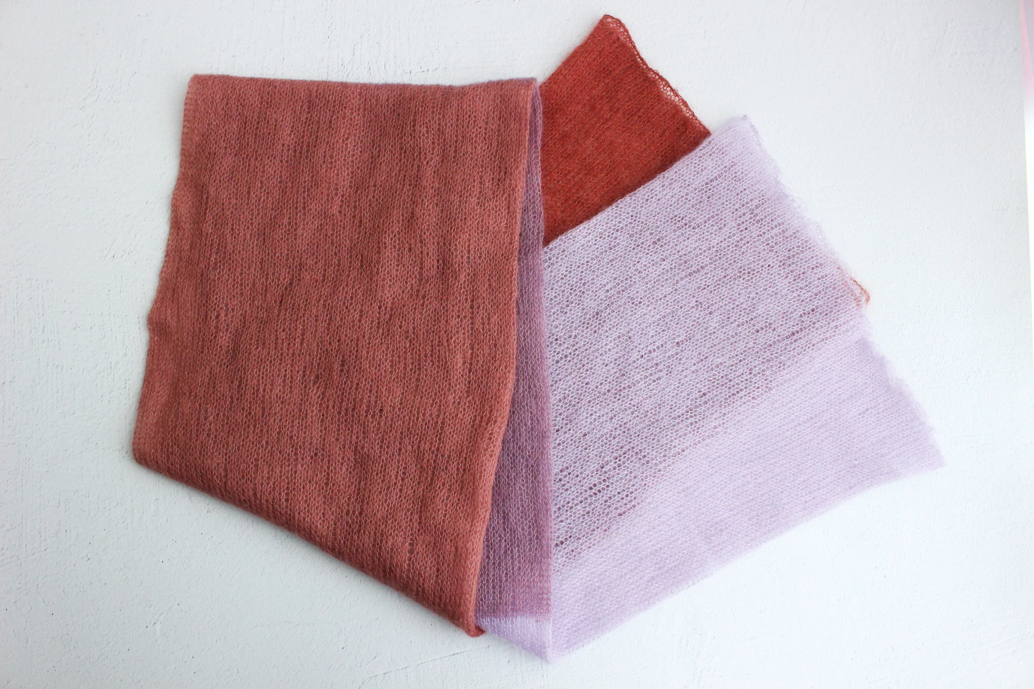 Alexandra's Airplane Scarf Kit in Soft Silk Mohair - Image 3
