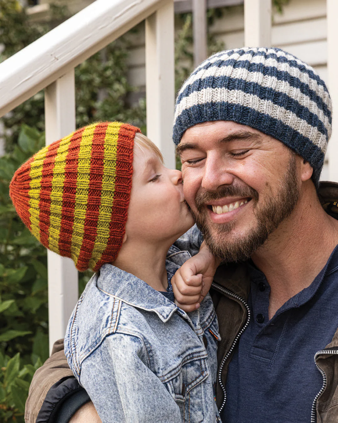 Striped Ribbed Beanie - Image 4