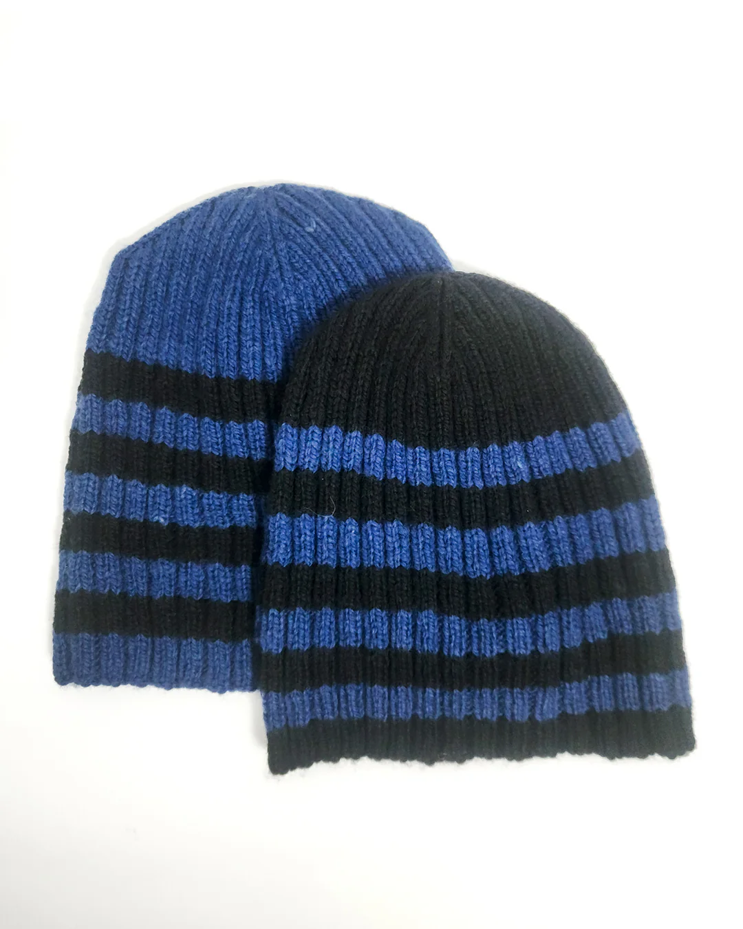 Striped Ribbed Beanie Kit in Merino Yak - Image 3