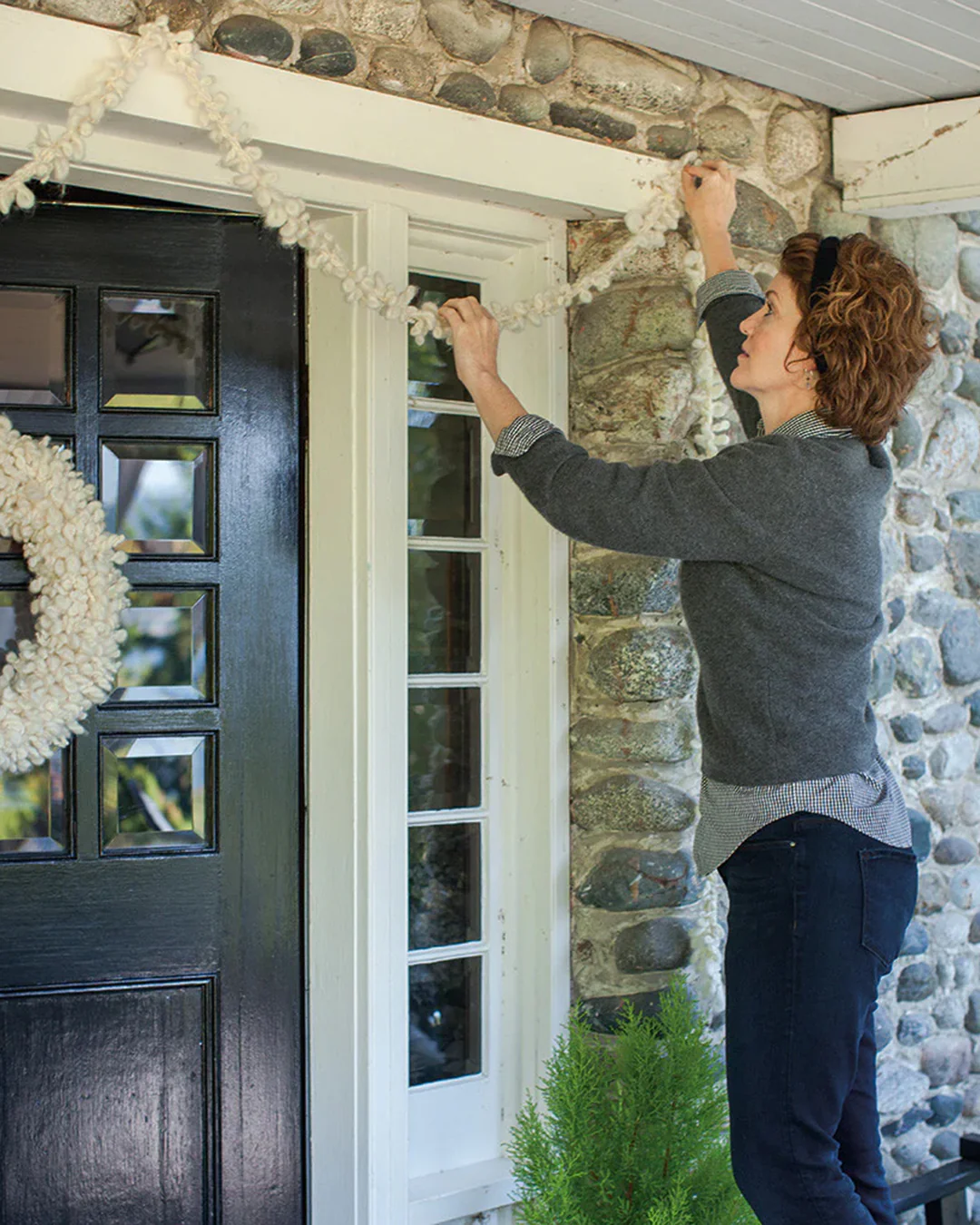 Woolly Wreath & Garland Kit in Slubby Mix - Image 2